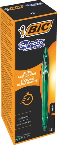 Bic Gel-ocity Quick Dry roller à encre gel, vert-2