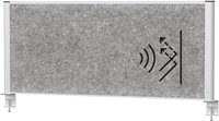 MAULconnecto cloison, ft 120x50 cm, gris foncé, cadre argent