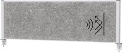 MAULconnecto cloison, ft 160x50 cm, gris foncé, cadre argent