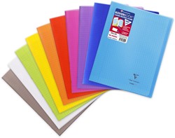 Clairefontaine cahier Koverbook pour ft A4+, 96 pages, couverture en PP, séyès, transparent