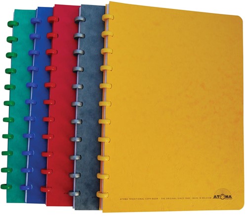 Atoma Classic cahier, ft A4, 144 pages, quadrillé 5 mm, couleurs assorties