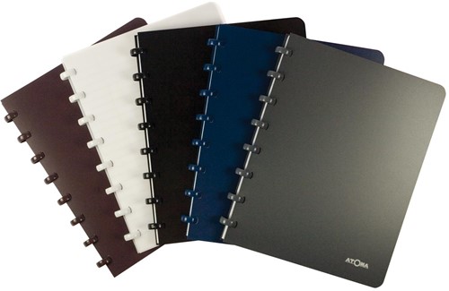 Atoma cahier, ft A4, PP, 144 pages, quadrillé 5 mm, couleurs assorties