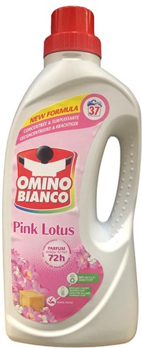 Omino Bianco Pink Lotus détergent, 37 doses, bouteille de 1,48 l