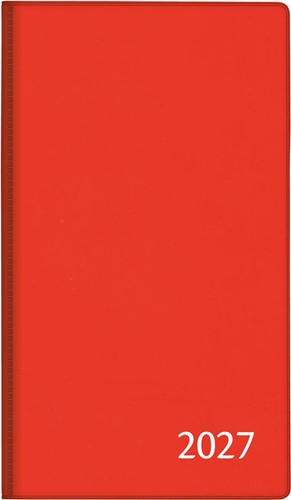 Aurora Timeplan agenda de poche, couleurs assorties, 2027