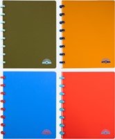 Atoma Nature cahier, ft A5, 144 pages, quadrillé 5 mm, couleurs assorties-2