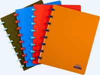 Atoma Nature cahier, ft A5, 144 pages, quadrillé 5 mm, couleurs assorties
