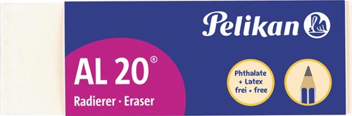Pelikan gomme AL20, blanc, boîte de 20 pièces-3