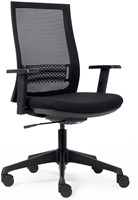 Euroseats chaise de bureau Canillo, dos en résille