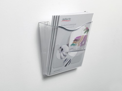 Deflecto DocuPockets trieur mural portrait, 1 compartiment, transparent-2