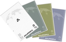 Aurora bloc de cours A4 70g quadrillé commercial, 100 feuilles