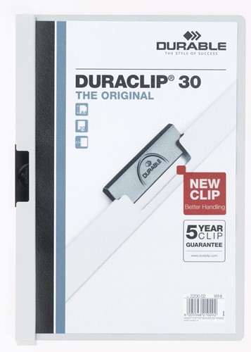 Durable chemise à pince Duraclip Original 30 blanc