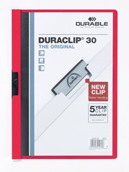 Durable chemise à pince Duraclip Original 30 rouge