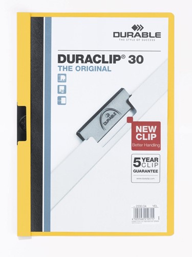 Durable chemise à pince Duraclip Original 30 jaune