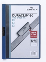 Durable Chemise à pince Duraclip Original 60 bleu foncé