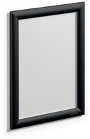 Durable cadre porte-affiche, en aluminium, ft A4, noir