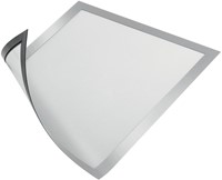 Durable Cadre magnétique, argent, ft A4, paquet de 5 pièces
