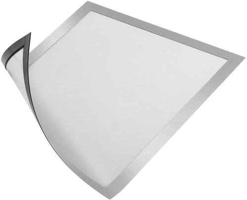 Durable Cadre magnétique, argent, ft A4, paquet de 5 pièces