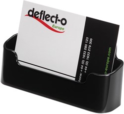 Deflecto Porte-cartes de visite 1 compartiment, noir
