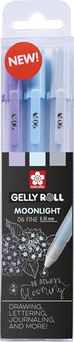 Sakura roller Gelly Roll Moonlight, étui de 3 pièces Calm-2