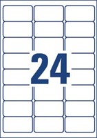 Avery Zweckform J4773-10 étiquettes ultra résistantes ft 63,5 x 33,9 mm (b x h), 2.400 étiquettes, blanc-2