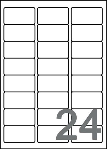 Avery J8159-10 étiquettes adresse ft 63,5 x 33,9 mm, 240 étiquettes, blanc-2
