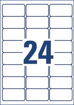 Avery J8159-25 étiquettes adresse ft 63,5 x 33,9 mm (b x h), 600 étiquettes, blanc-2