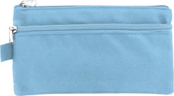 Kangaro trousse, plat, 21 x 11 cm, bleu pastel