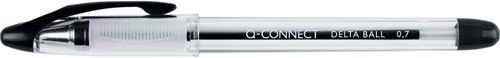 Q-CONNECT Delta stylo, 0,4 mm, pointe moyenne, noir-2
