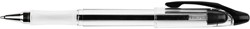 Q-CONNECT Delta stylo, 0,4 mm, pointe moyenne, noir