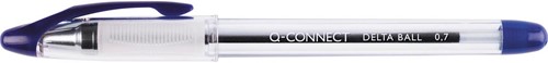 Q-CONNECT Delta stylo, 0,4 mm, pointe moyenne, bleu-2
