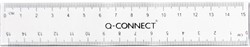 Q-CONNECT latte, polystyrène transparant, 15 cm