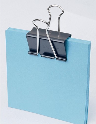 Q-CONNECT pince foldback, noir, 42 mm, boîte de 10 pièces-2