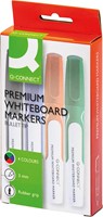 Q-CONNECT Premium marqueur tableau blanc, pointe ronde, couleurs assorties, paquet de 4 pièces-2