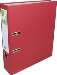 Q-CONNECT classeur, pour ft A4,en Recycolor papier, dos de 8 cm, bordeaux