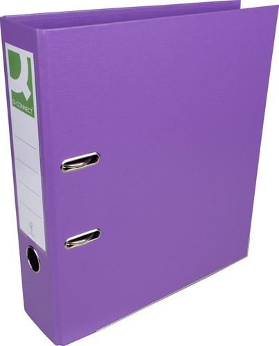 Q-CONNECT classeur, pour ft A4, entièrement en PP, dos de 8 cm, violet