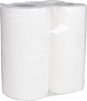 Q-CONNECT papier toilette, 2 plis, 200 feuilles, paquet de 12 x 4 rouleaux-2