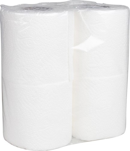 Q-CONNECT papier toilette, 2 plis, 200 feuilles, paquet de 12 x 4 rouleaux-2