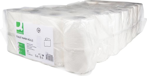 Q-CONNECT papier toilette, 3 plis, 200 feuilles, paquet de 7 x 8 rouleaux