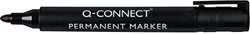 Q-CONNECT marqueur permanent, 2-3 mm, pointe ronde, noir