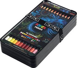 Posca Crayons de couleur, boîte de 36 pièces