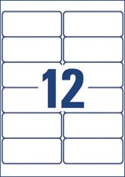 Avery L4776-20 étiquettes ultra résistantes ft 99,1 x 42,3 mm (b x h), 240 étiquettes, blanc-2