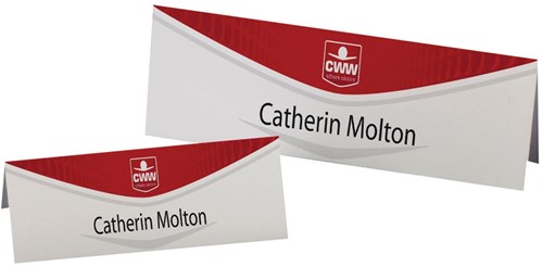 AVERY Cartes de nom imprimables 20 feuilles, 40 pièces (ft 180 x 60 mm)