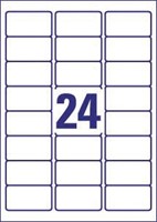 Avery L7159, Etiquettes adresses, Laser, Ultragrip, blanches, 40 pages, 24 per page, 63,5 x 33,9 mm-2