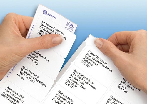Avery L7162, Etiquettes adresses, Laser, Ultragrip, blanches, 100 pages, 16 per page, 99,1 x 33,9 mm-6