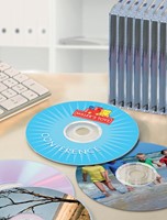 Avery L7676-25 étiquettes pour CD, diamètre 117 mm, 50 étiquettes, blanc-1