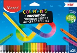 Maped Color'Peps Infinity crayon de couleur, 24 crayons