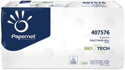Papernet papier toilette Superior, 2 plis, 250 feuilles, paquet de 8 rouleaux