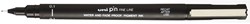 Uni Pin fineliner, pointe ronde, 0,1 mm, noir