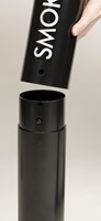 Rubbermaid cendrier Smokers' Pole, ft 10,2 x 107,9 cm, noir-3