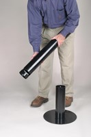 Rubbermaid cendrier Smokers' Pole, ft 10,2 x 107,9 cm, noir-4